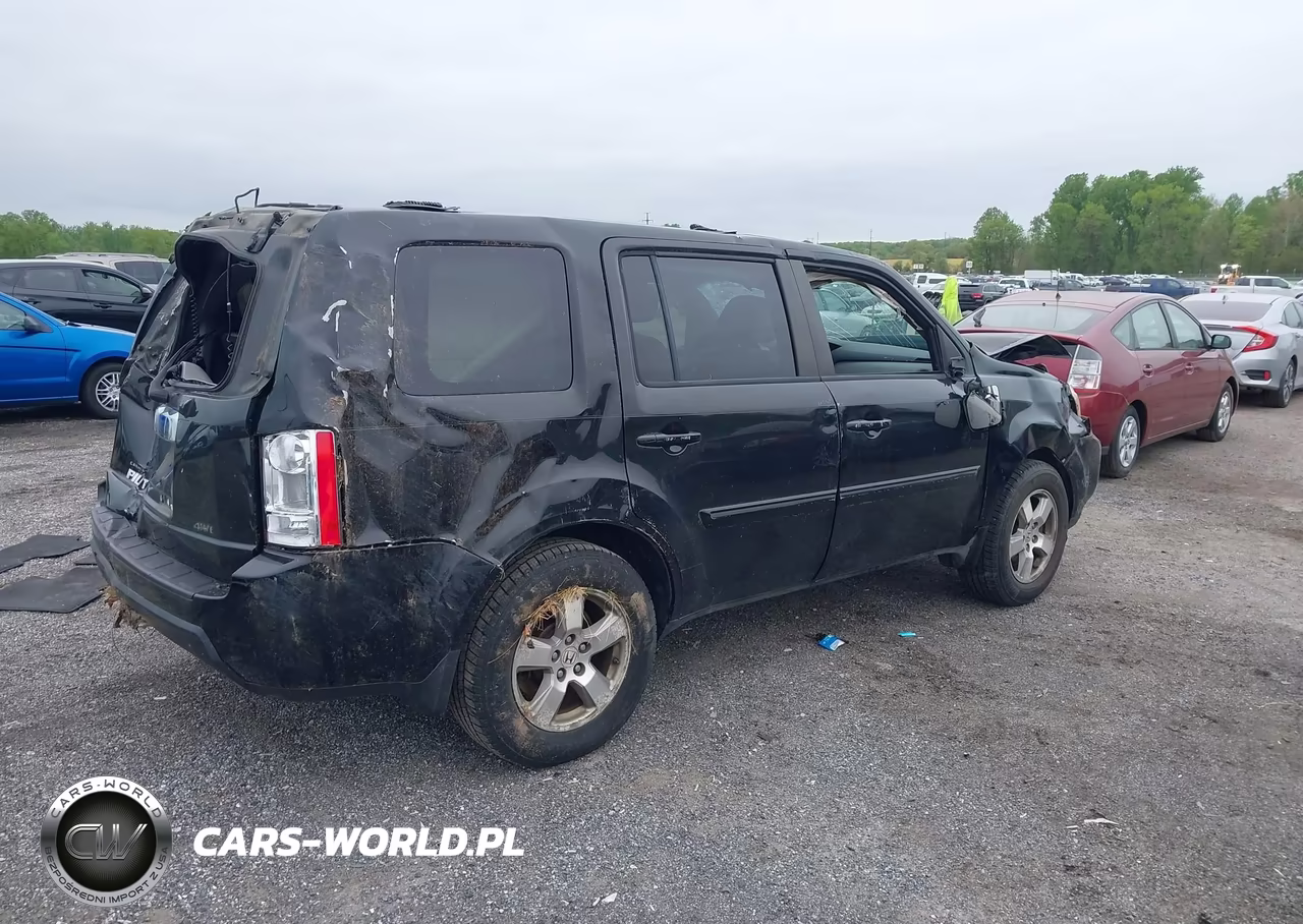 2010 Honda Pilot Ex-L VIN:5FNYF4H51AB013965 - 4
