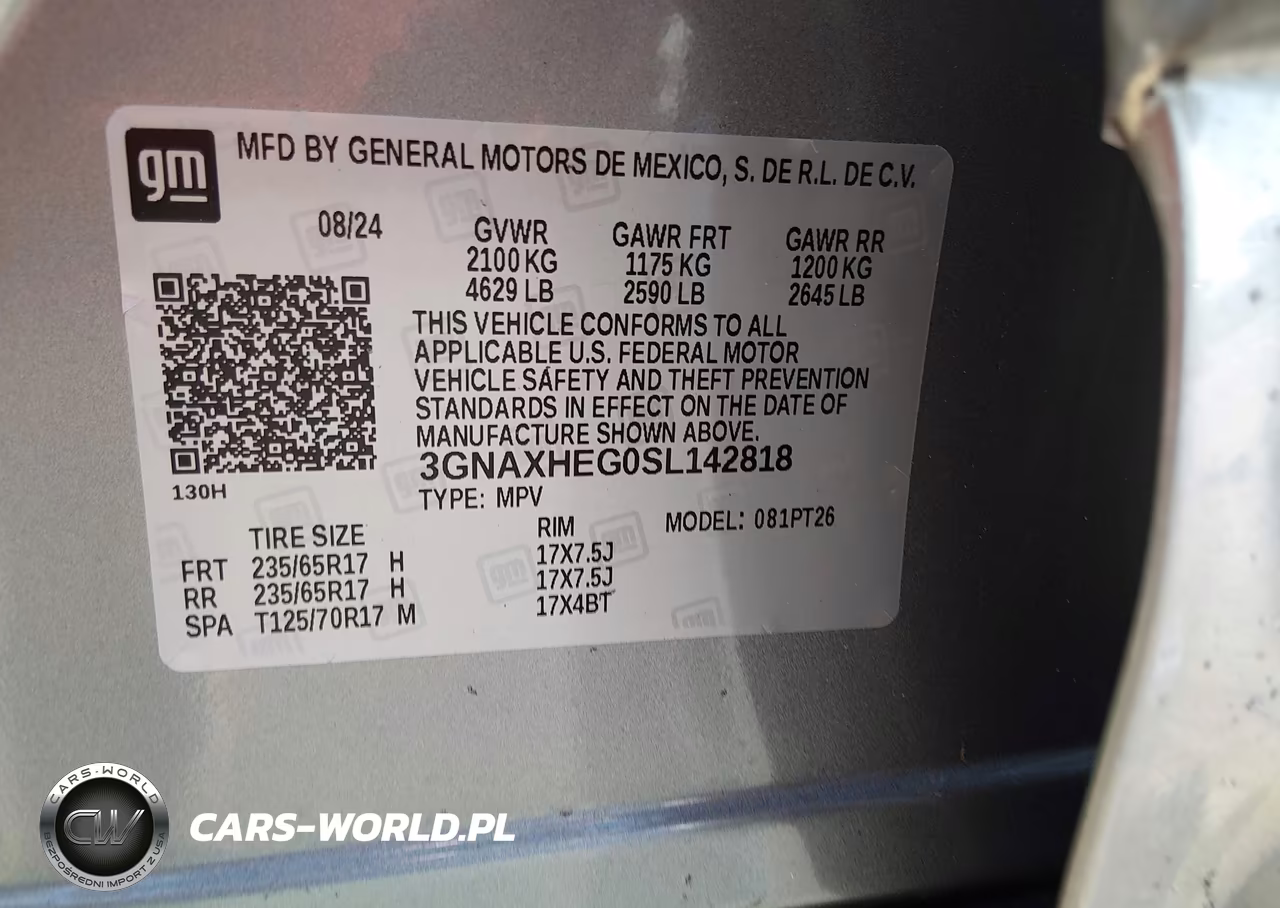 2025 Chevrolet Equinox Fwd Lt VIN:3GNAXHEG0SL142818 - 9