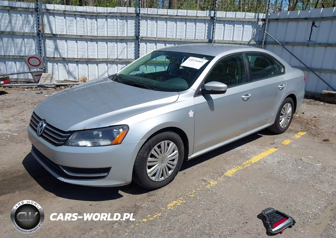 2014 Volkswagen Passat 2.5L S VIN:1VWAH7A37EC004905 - 2