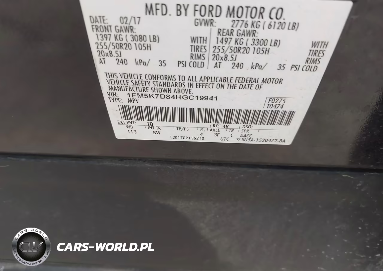 2017 Ford Explorer Xlt VIN:1FM5K7D84HGC19941 - 9