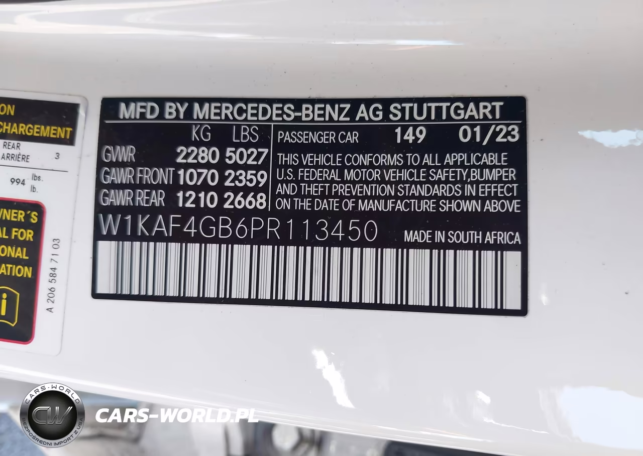 2023 Mercedes-Benz C 300 Sedan VIN:W1KAF4GB6PR113450 - 9
