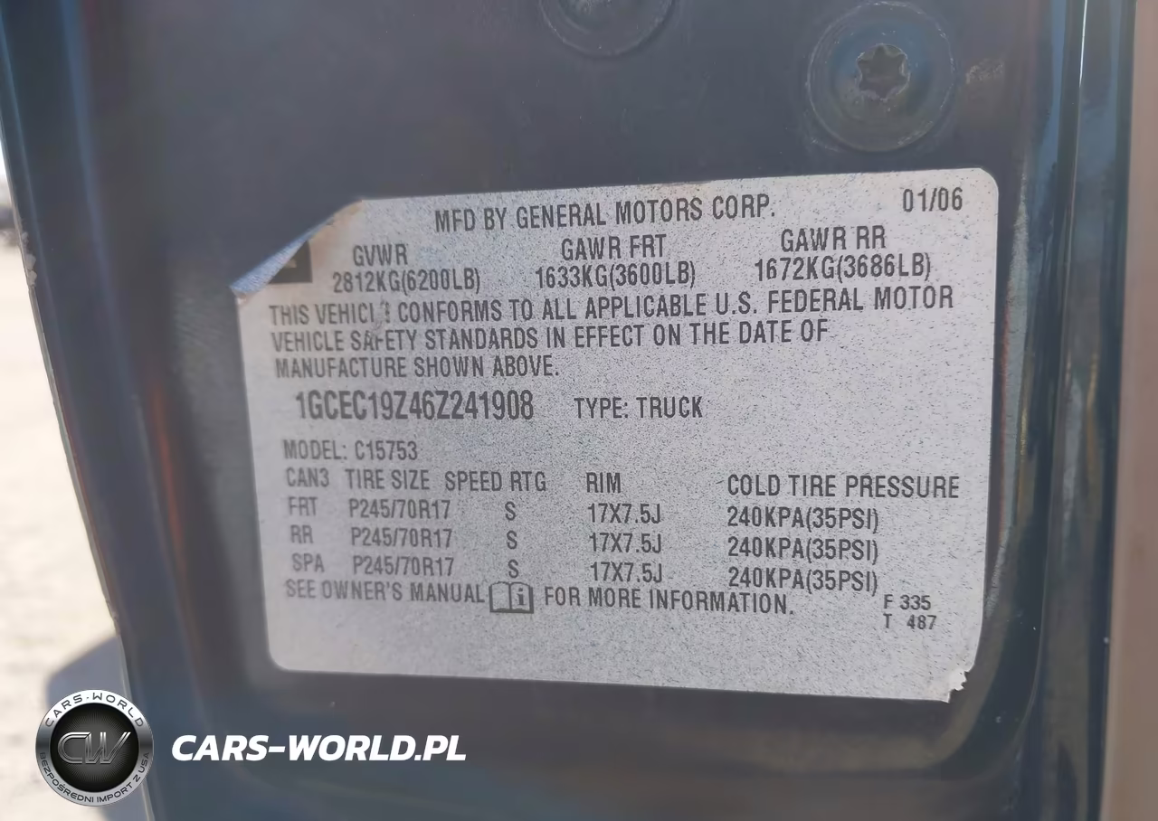 2006 Chevrolet Silverado 1500 Lt2 VIN:1GCEC19Z46Z241908 - 9