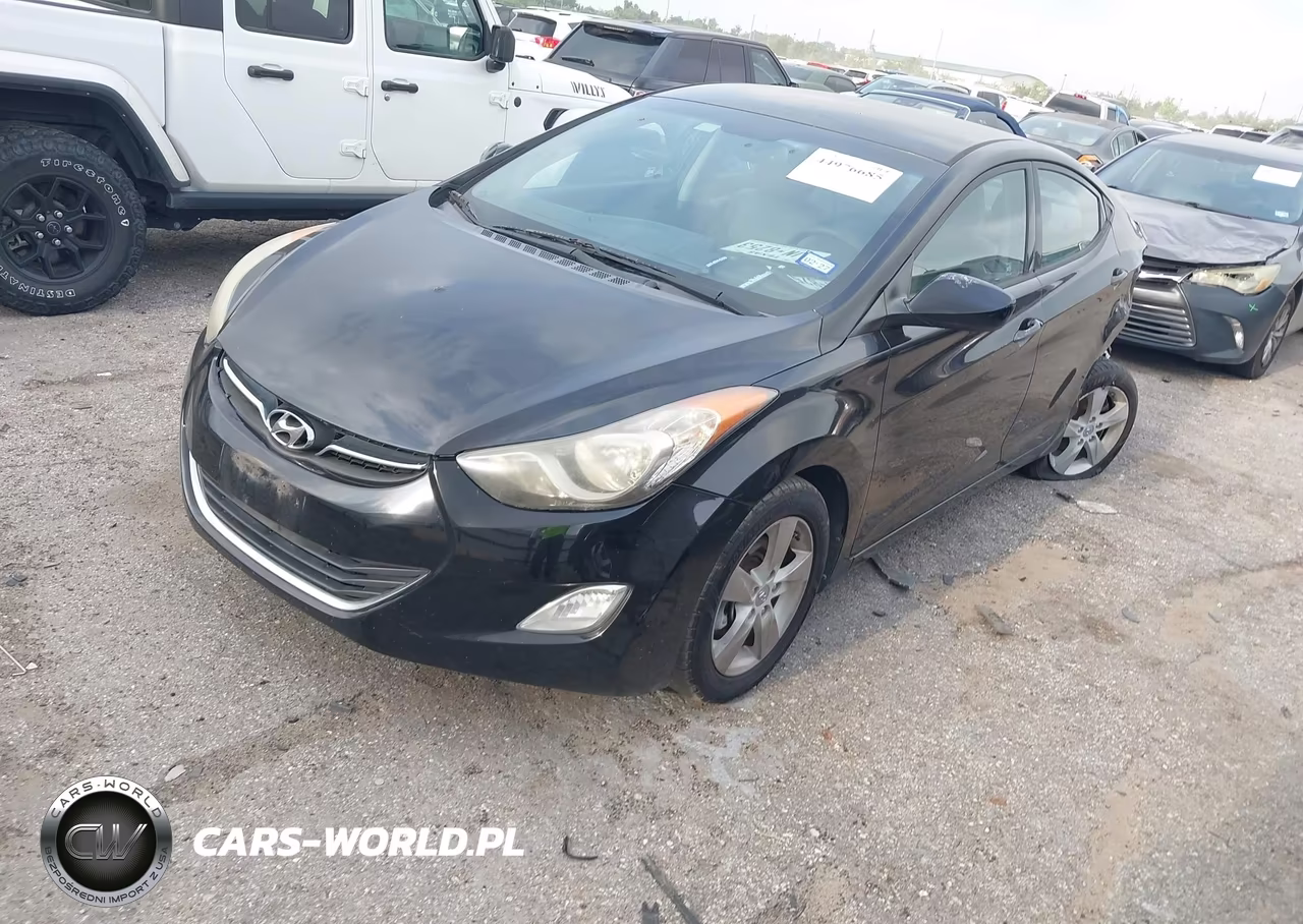 2013 Hyundai Elantra Gls VIN:KMHDH4AE8DU698962 - 2