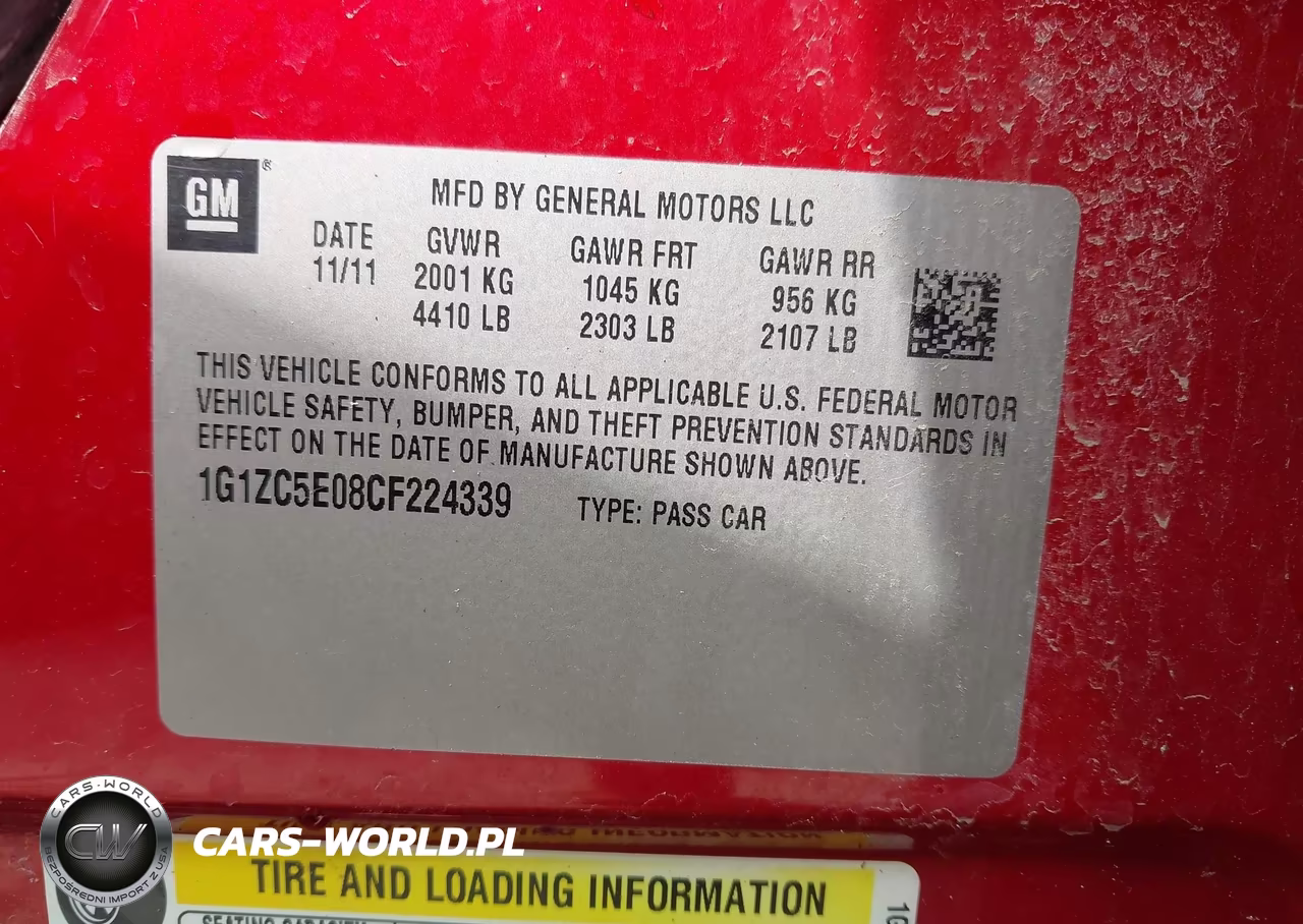 2012 CHEVROLET MALIBU 1LT VIN:1G1ZC5E08CF224339 - 9