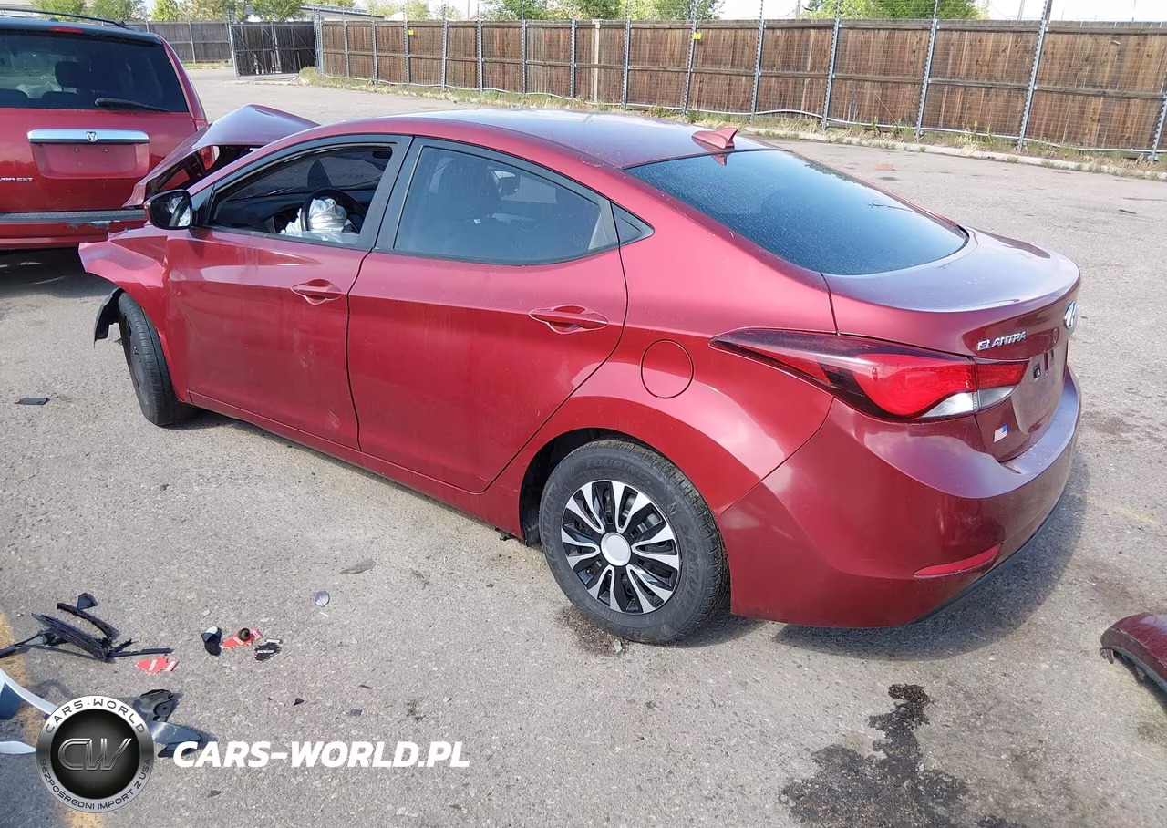 2016 Hyundai Elantra Se VIN:5NPDH4AE4GH735377 - 3