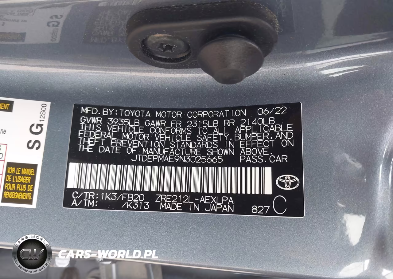 2022 Toyota Corolla Le VIN:JTDEPMAE9N3025665 - 9