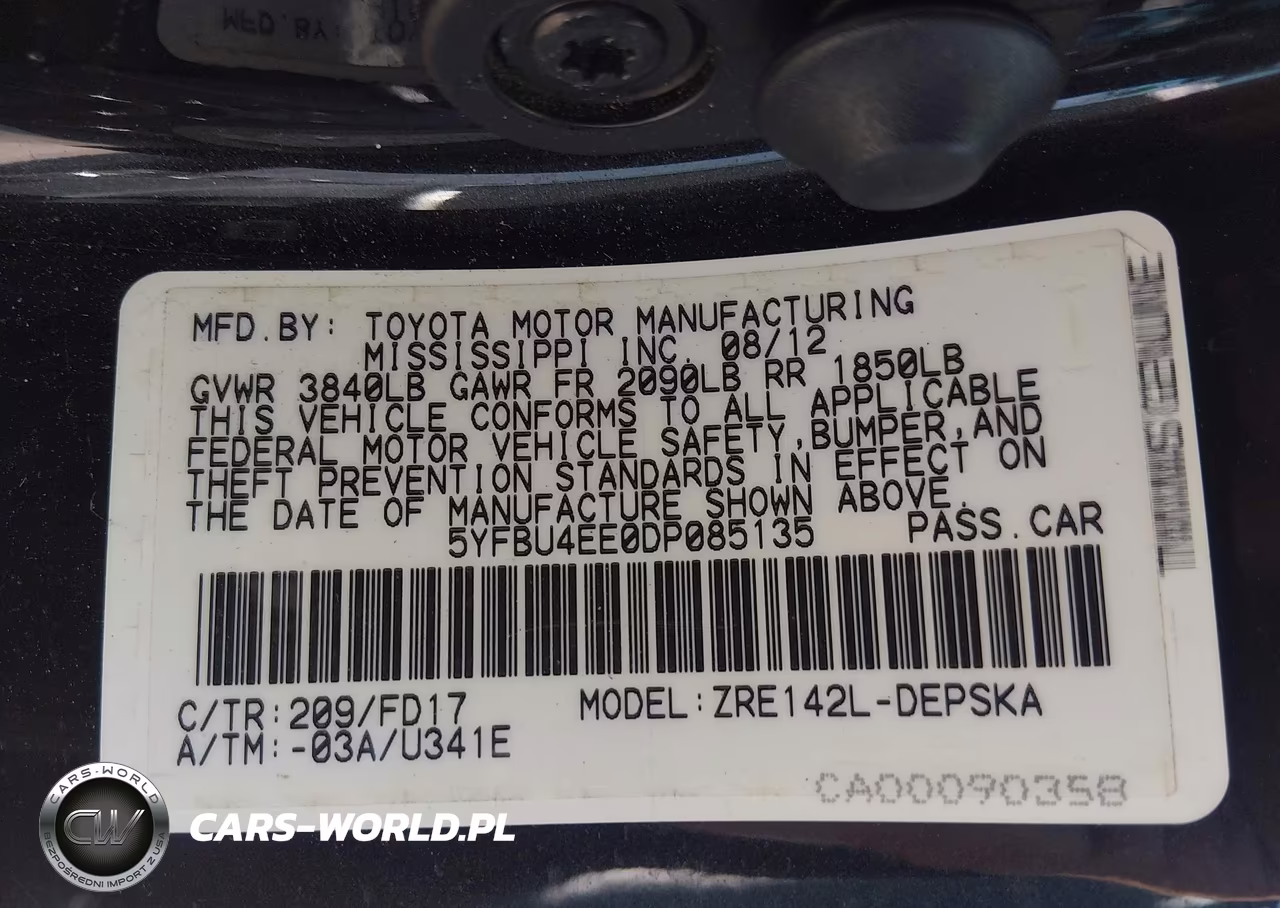 2013 Toyota Corolla S VIN:5YFBU4EE0DP085135 - 9