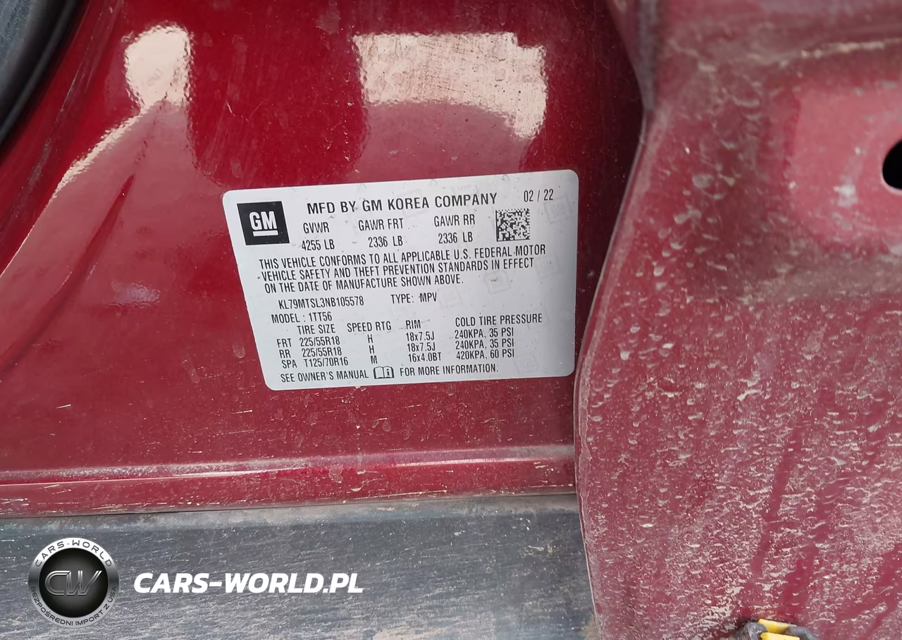 2022 Chevrolet Trailblazer Fwd Rs VIN:KL79MTSL3NB105578 - 9