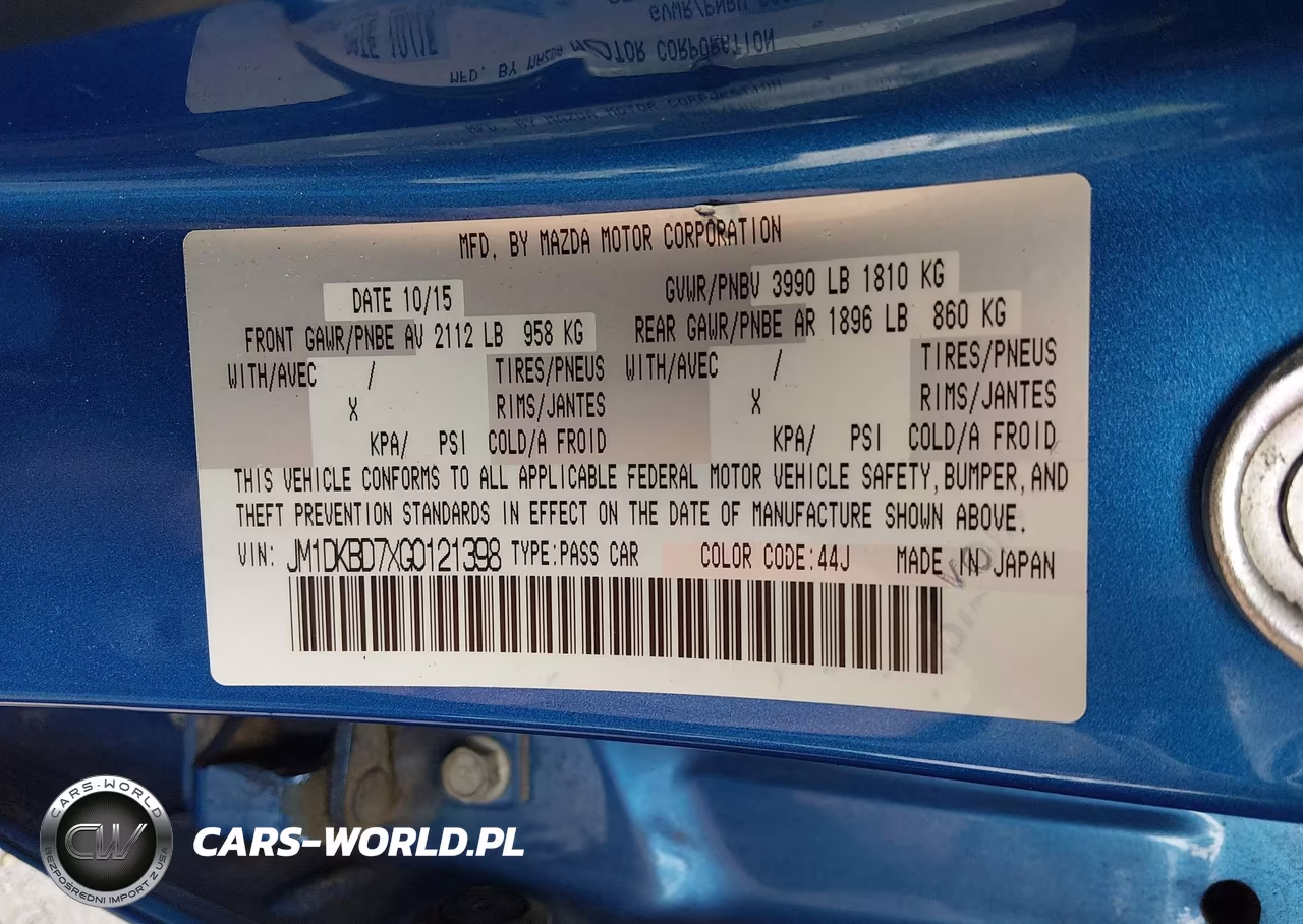 2016 Mazda Cx-3 Grand Touring VIN:JM1DKBD7XG0121398 - 9