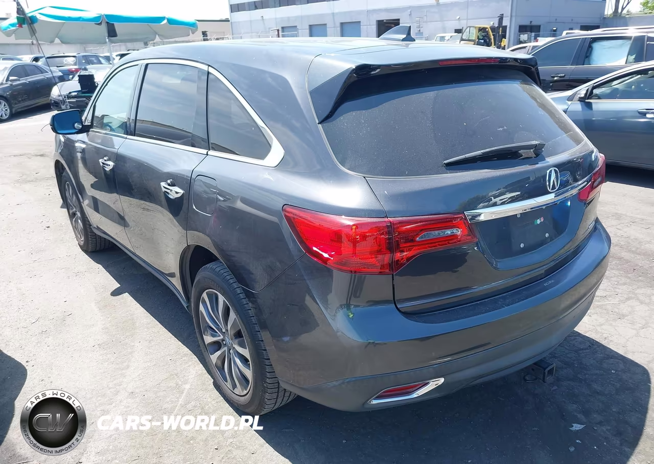 2016 Acura Mdx Technology Acurawatch Plus Packages-Technology Package VIN:5FRYD4H40GB015064 - 3