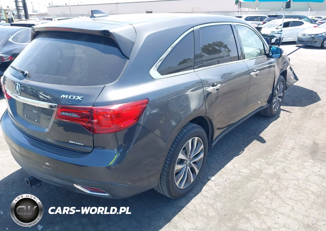 2016 Acura Mdx Technology Acurawatch Plus Packages-Technology Package VIN:5FRYD4H40GB015064 - 4