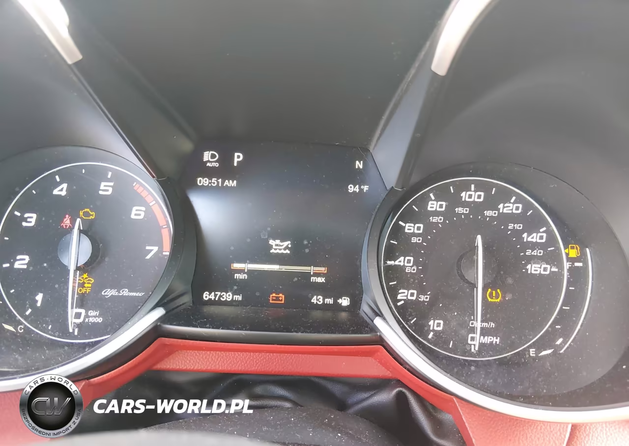 2019 Alfa Romeo Giulia Ti Awd VIN:ZARFANBN6K7603189 - 7