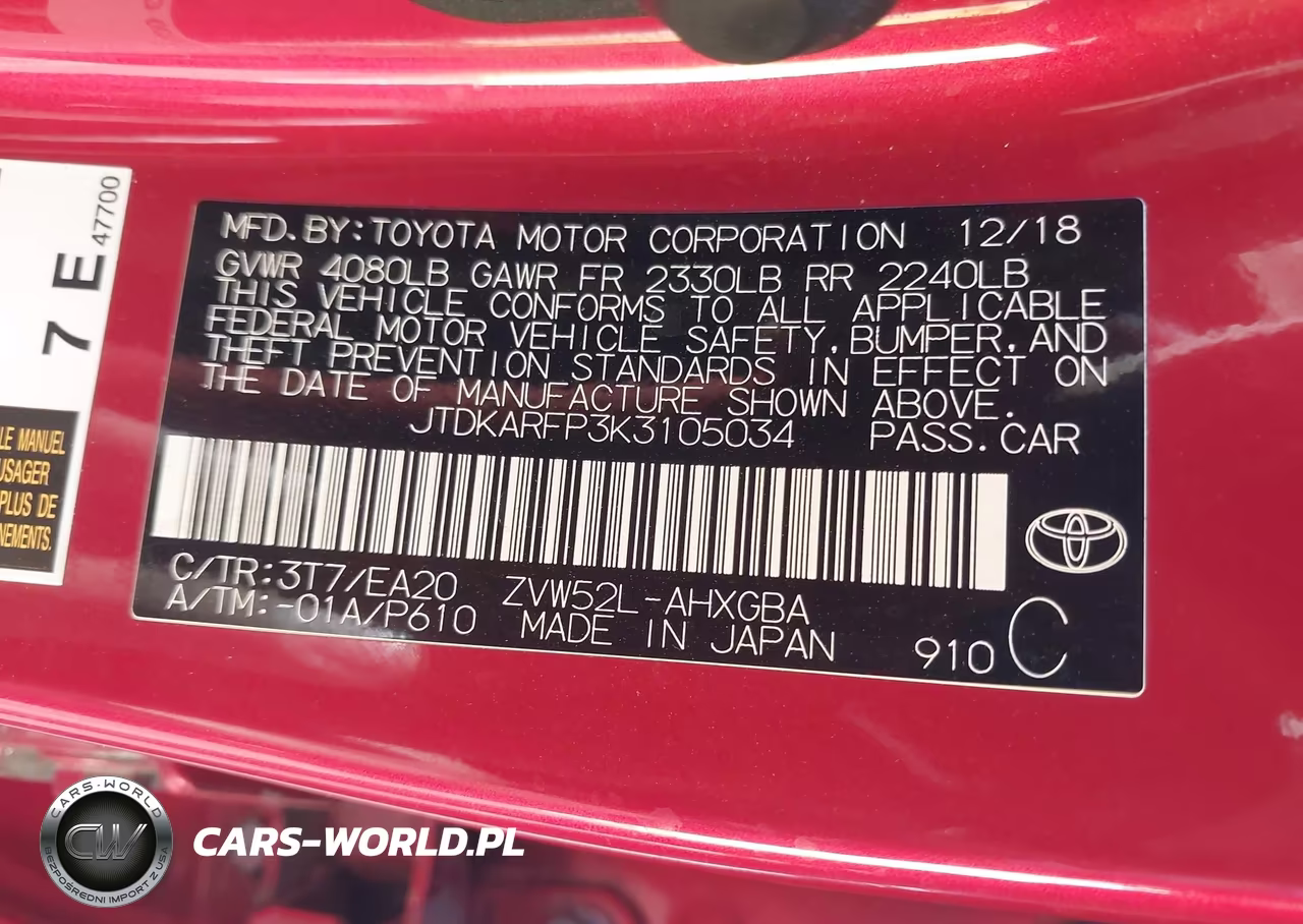 2019 Toyota Prius Prime Premium VIN:JTDKARFP3K3105034 - 9