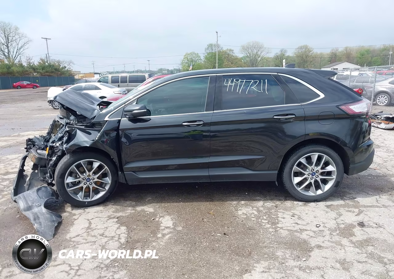 2015 Ford Edge Titanium VIN:2FMPK4K96FBB69258 - 14