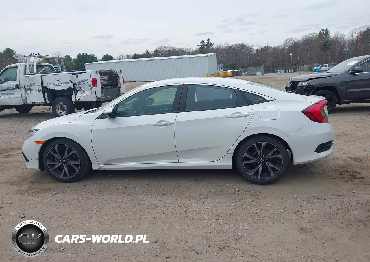 2019 Honda Civic Sport VIN:2HGFC2F89KH584019 - 14