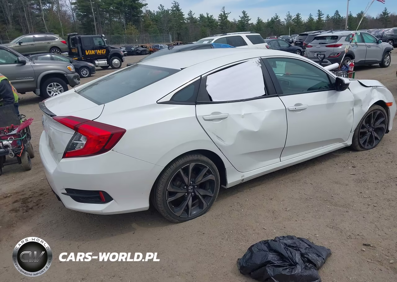 2019 Honda Civic Sport VIN:2HGFC2F89KH584019 - 4
