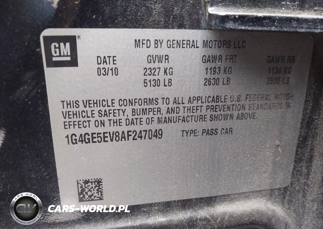 2010 Buick Lacrosse Cxs VIN:1G4GE5EV8AF247049 - 9