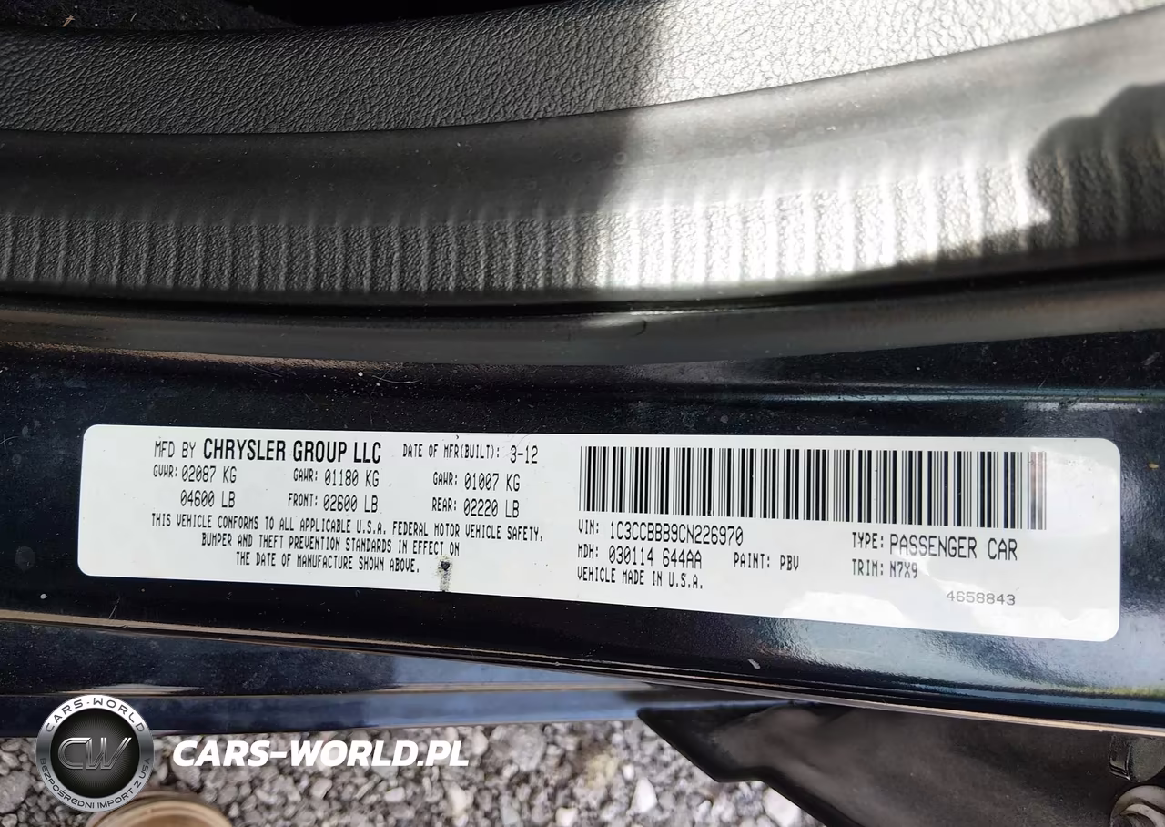 2012 Chrysler 200 Touring VIN:1C3CCBBB9CN226970 - 9