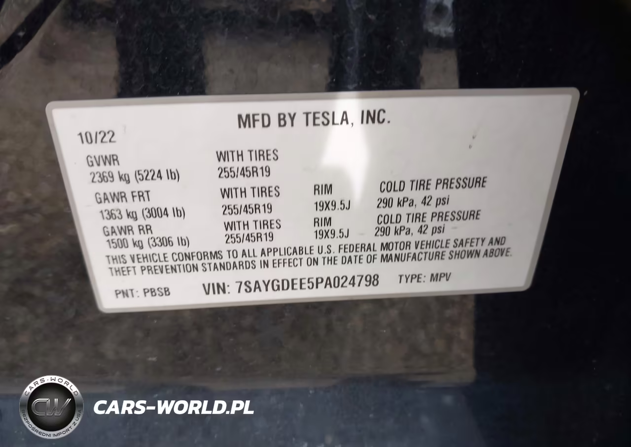 2023 Tesla Model Y Awd-Long Range Dual Motor All-Wheel Drive VIN:7SAYGDEE5PA024798 - 9