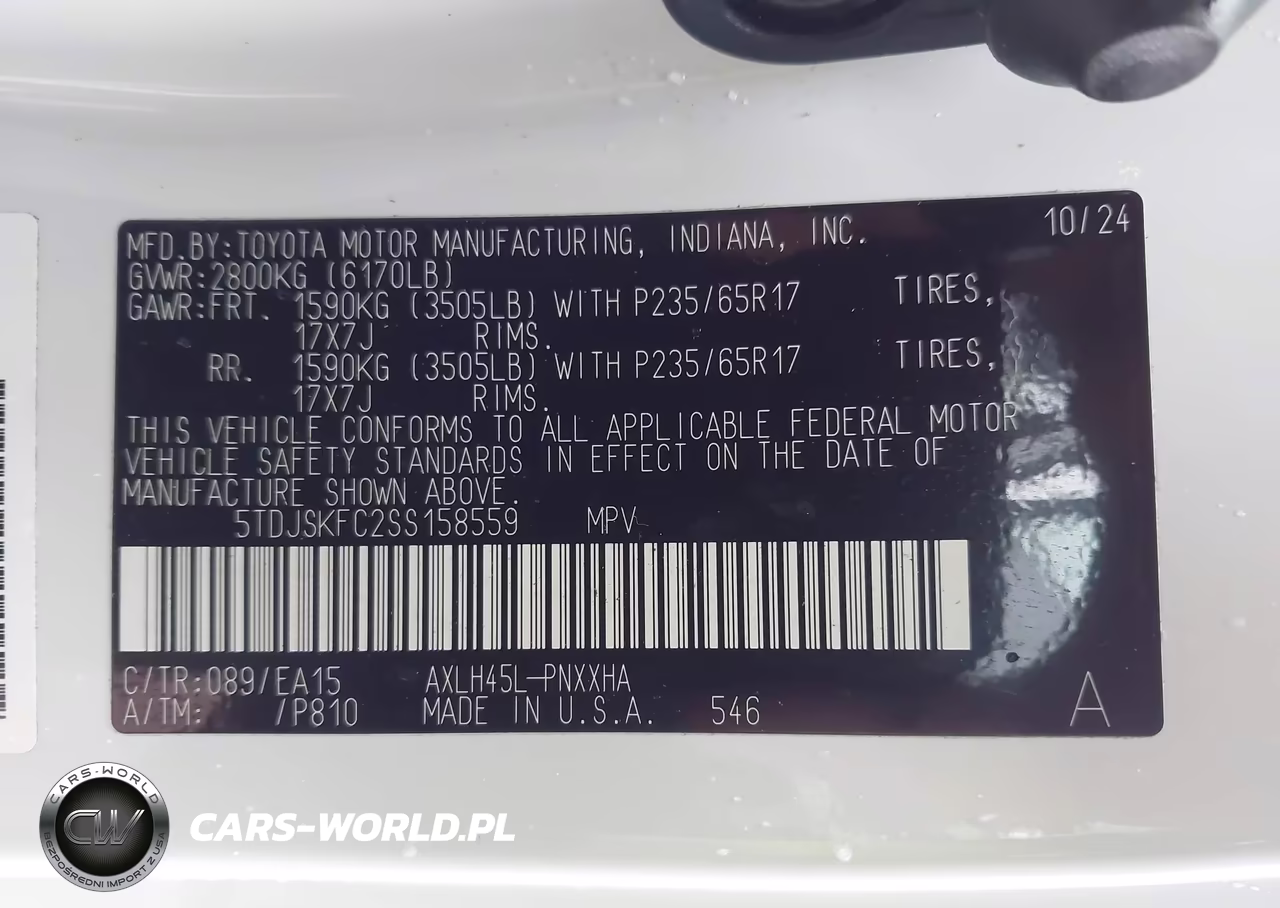 2025 Toyota Sienna Xle VIN:5TDJSKFC2SS158559 - 9