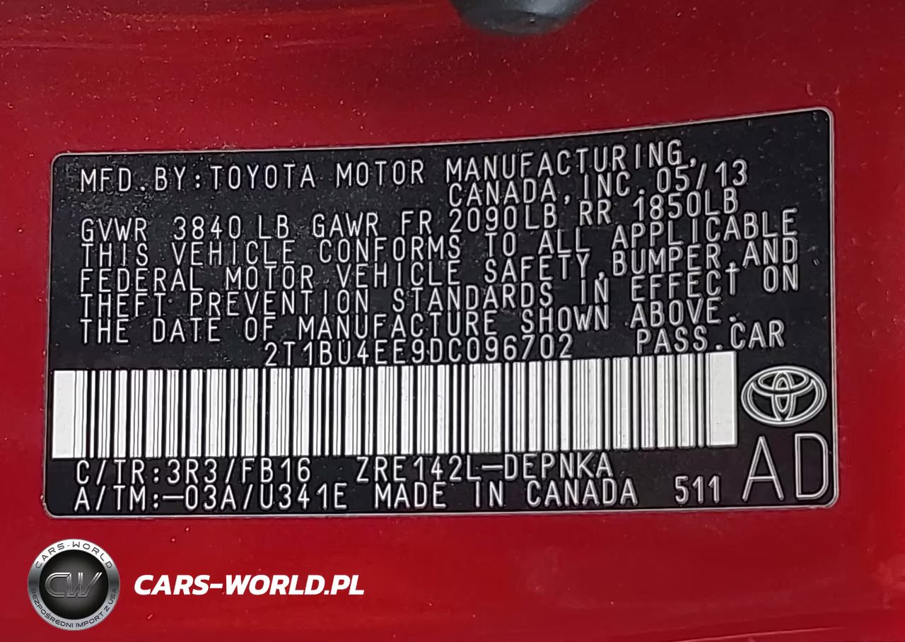 2013 Toyota Corolla Le VIN:2T1BU4EE9DC096702 - 9