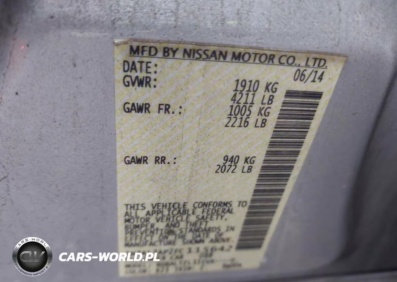 2015 Nissan Altima 2.5 Sl VIN:1N4AL3AP2FC115642 - 9