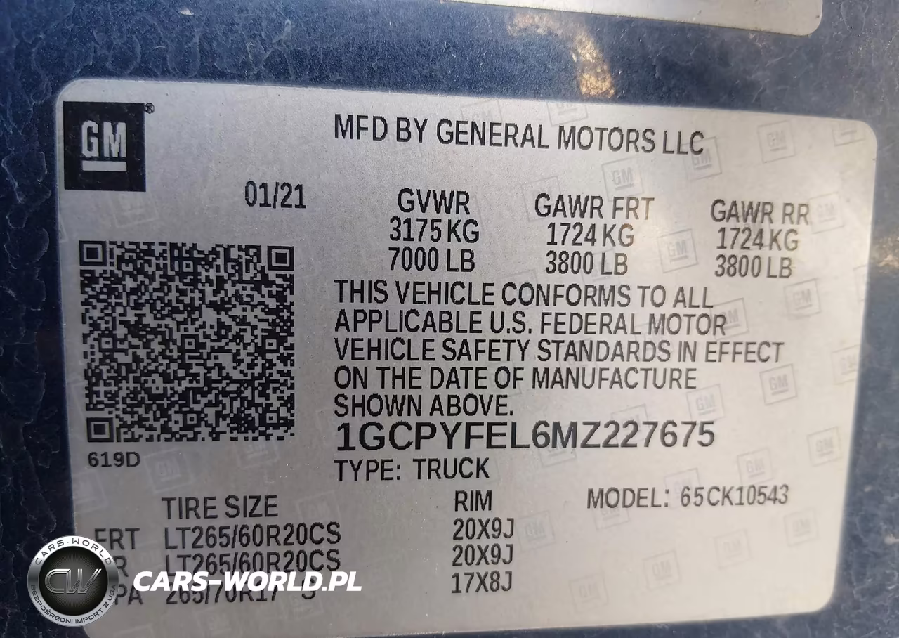 2021 Chevrolet Silverado 1500 4Wd Short Bed Lt Trail Boss VIN:1GCPYFEL6MZ227675 - 9