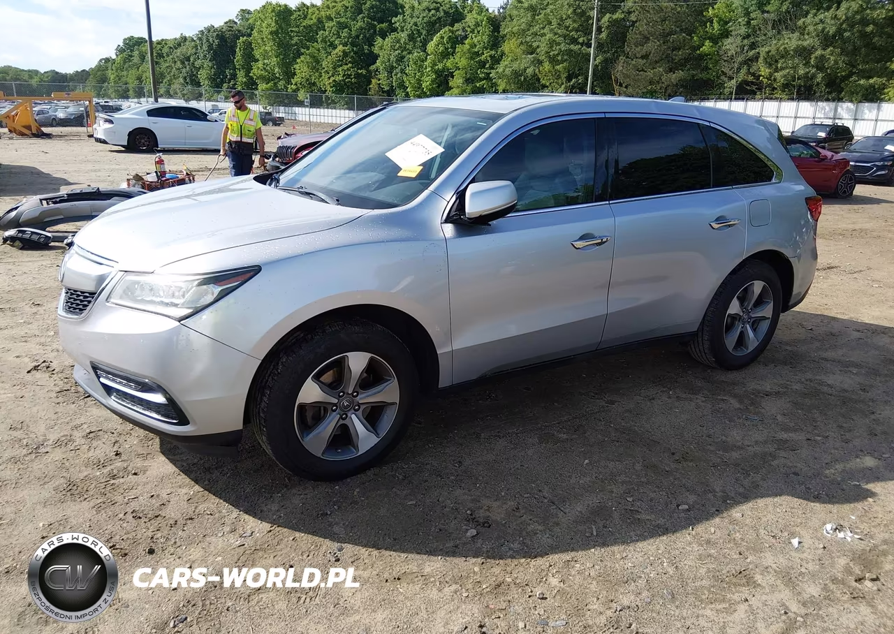 2014 Acura Mdx VIN:5FRYD3H24EB015509 - 2