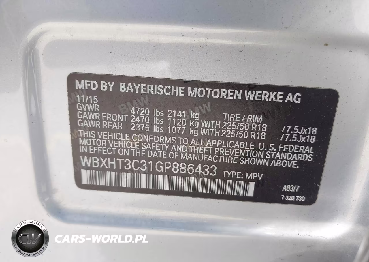 2016 BMW X1 xDrive28I VIN:WBXHT3C31GP886433 - 9
