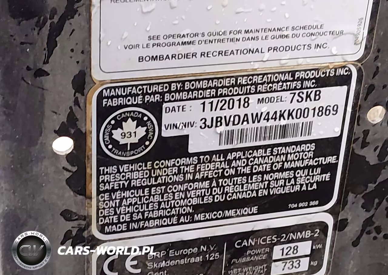 2019 Can-Am Maverick X3 X Ds Turbo R VIN:3JBVDAW44KK001869 - 10