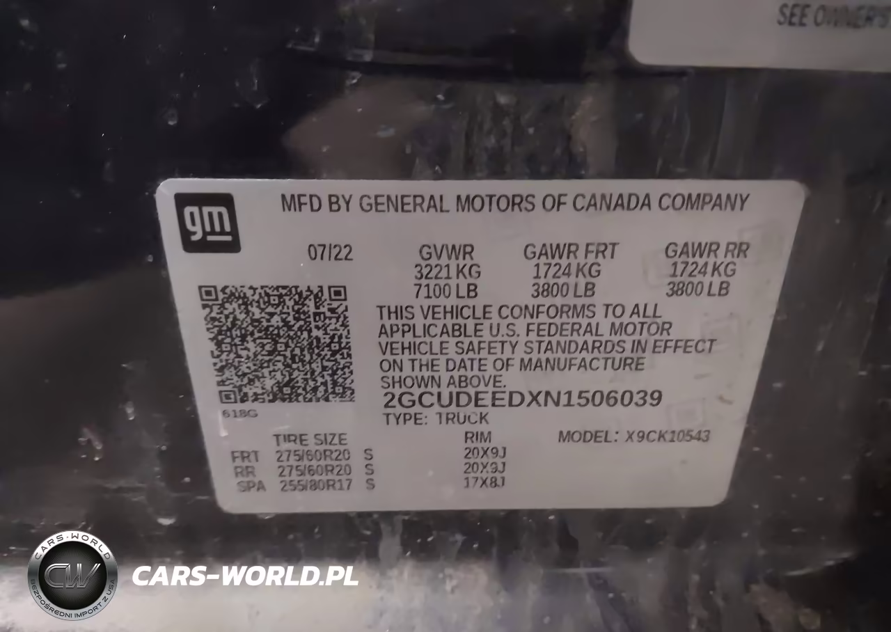 2022 Chevrolet Silverado 1500 4Wd Short Bed Rst VIN:2GCUDEEDXN1506039 - 9