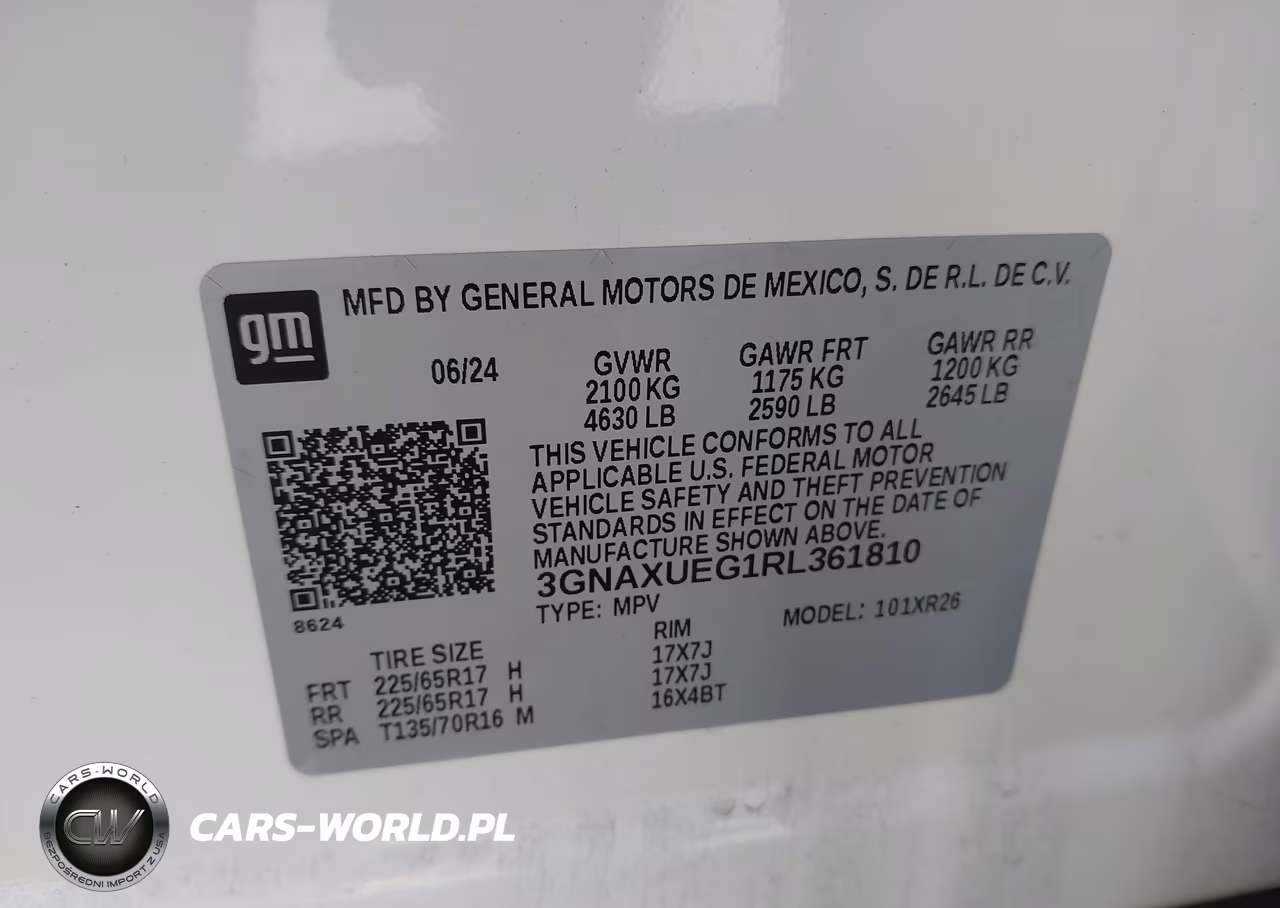 2024 Chevrolet Equinox Awd Lt VIN:3GNAXUEG1RL361810 - 9