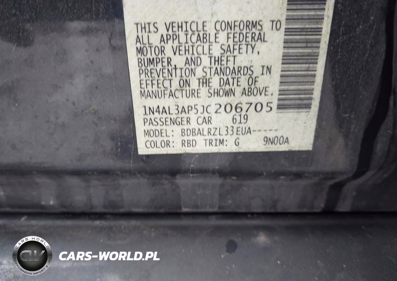 2018 Nissan Altima 2.5 VIN:1N4AL3AP5JC206705 - 9