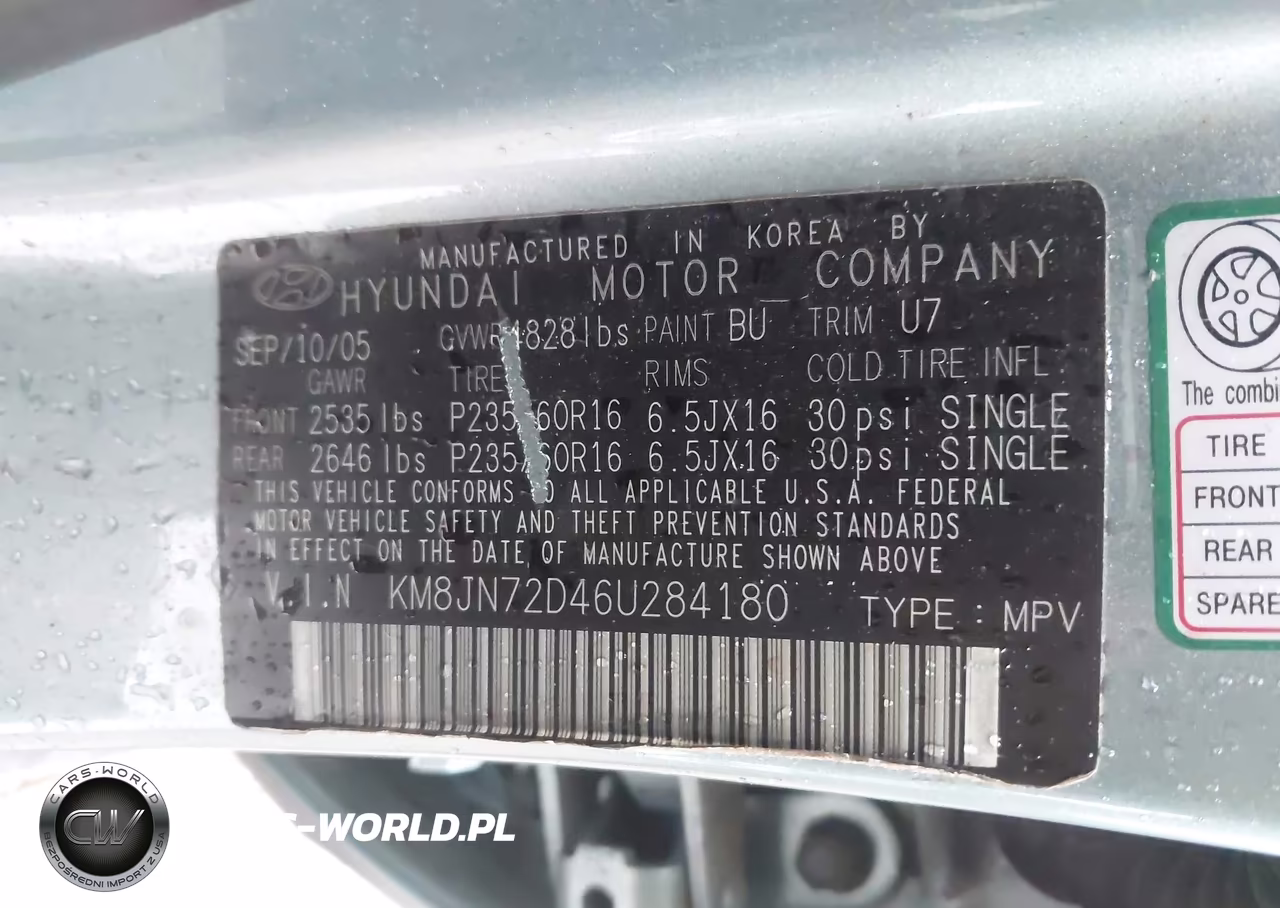 2006 Hyundai Tucson Gls-Limited VIN:KM8JN72D46U284180 - 9