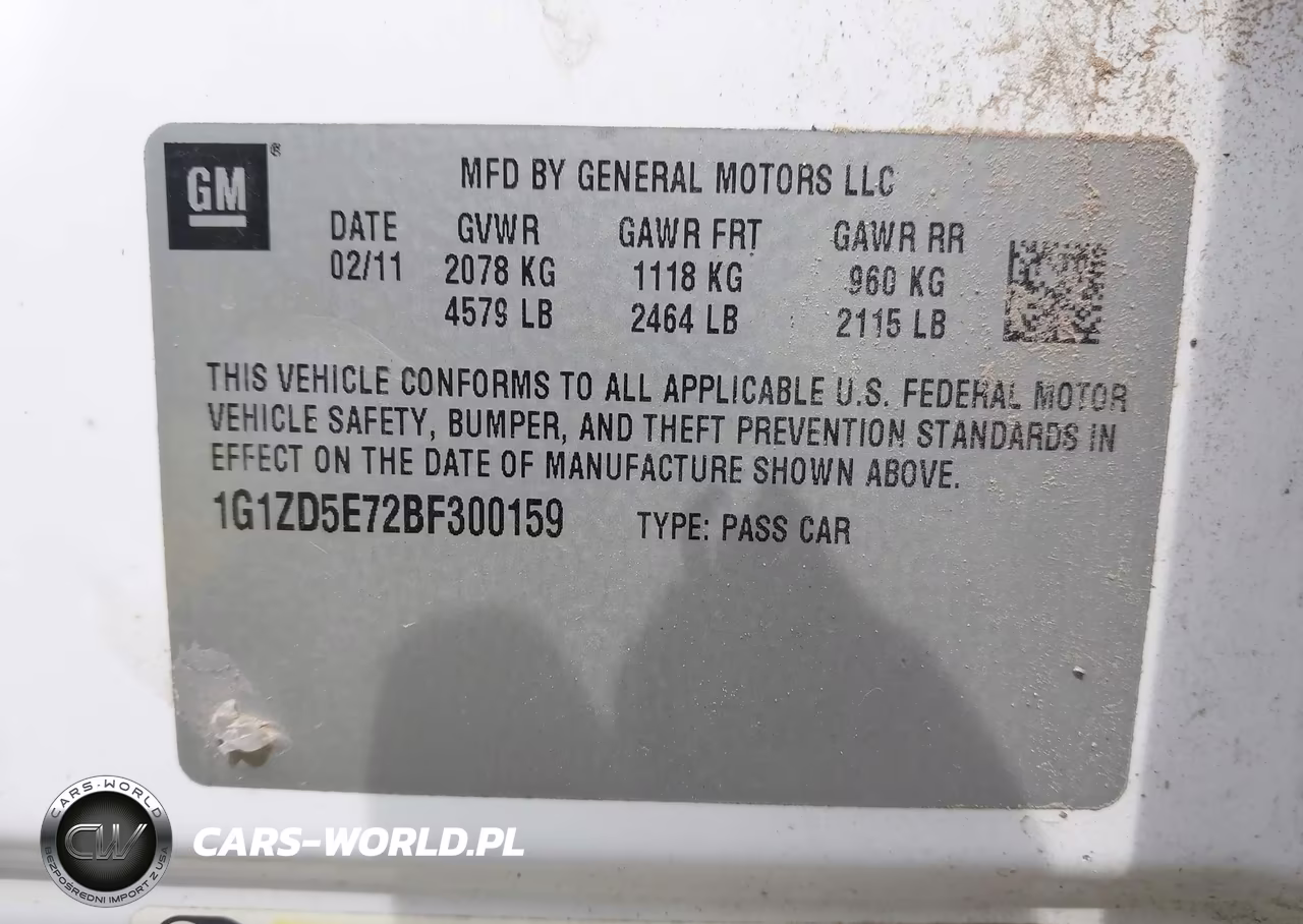 2011 Chevrolet Malibu 2Lt VIN:1G1ZD5E72BF300159 - 9