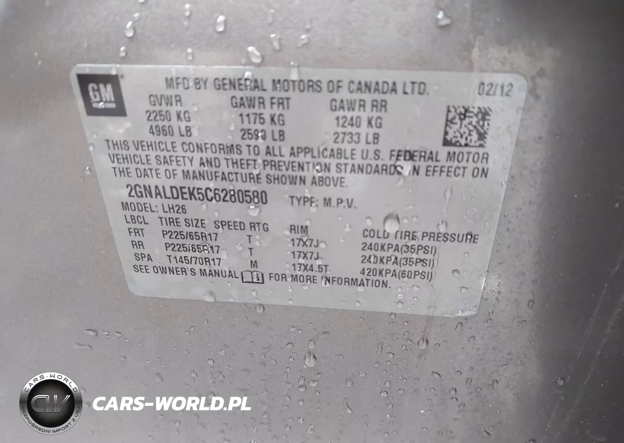 2012 Chevrolet Equinox 1Lt VIN:2GNALDEK5C6280580 - 9