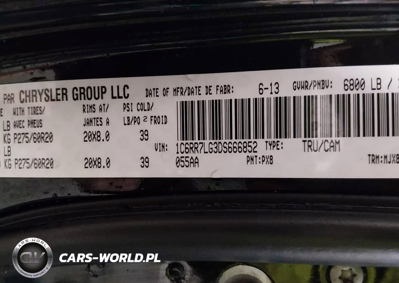 2013 Ram 1500 Slt VIN:1C6RR7LG3DS666852 - 9