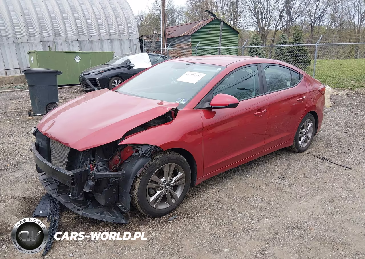 2017 Hyundai Elantra Se VIN:KMHD84LF9HU396253 - 2