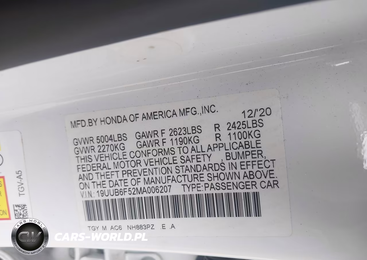 2021 Acura Tlx A-Spec Package VIN:19UUB6F52MA006207 - 9