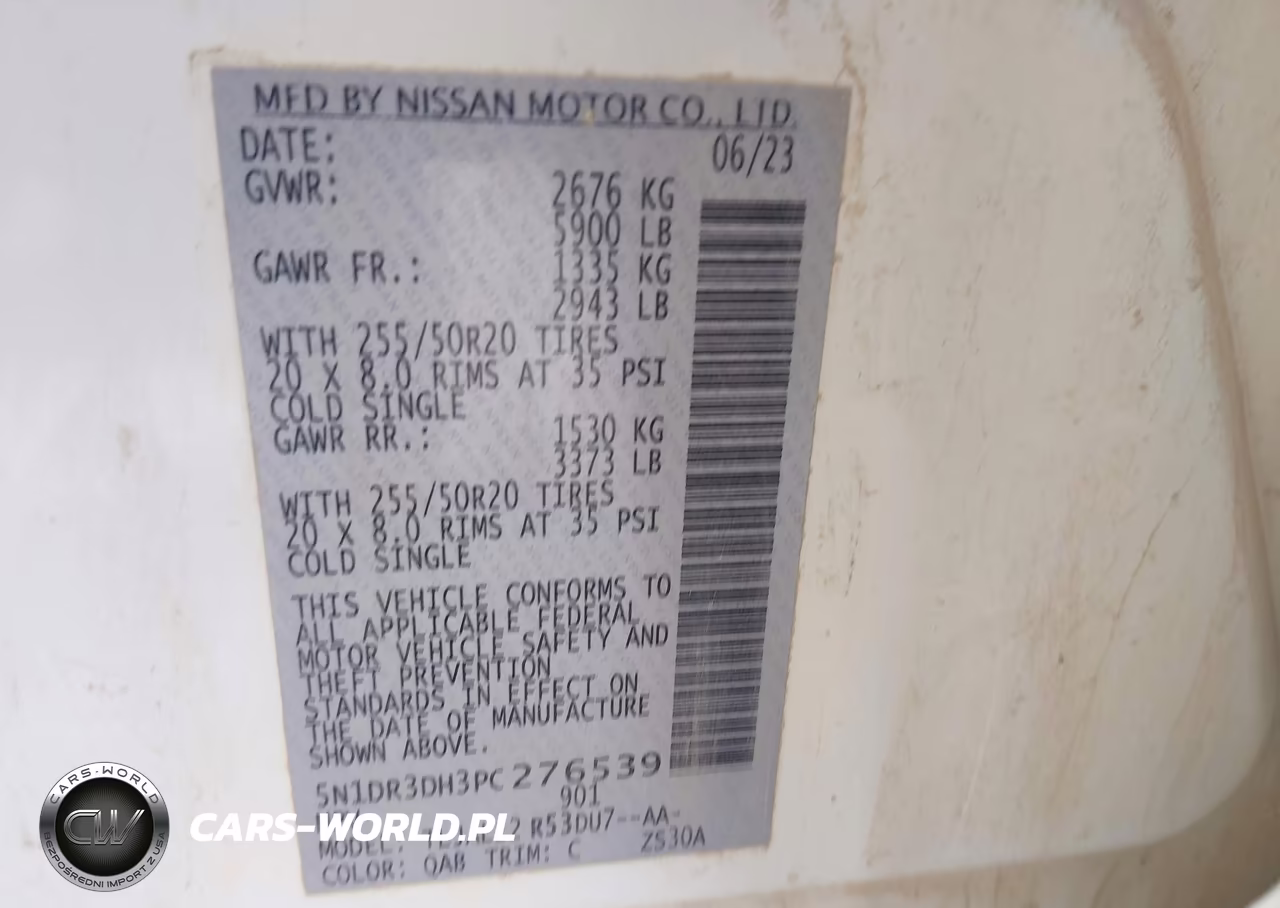 2023 Nissan Pathfinder Platinum Fwd VIN:5N1DR3DH3PC276539 - 9