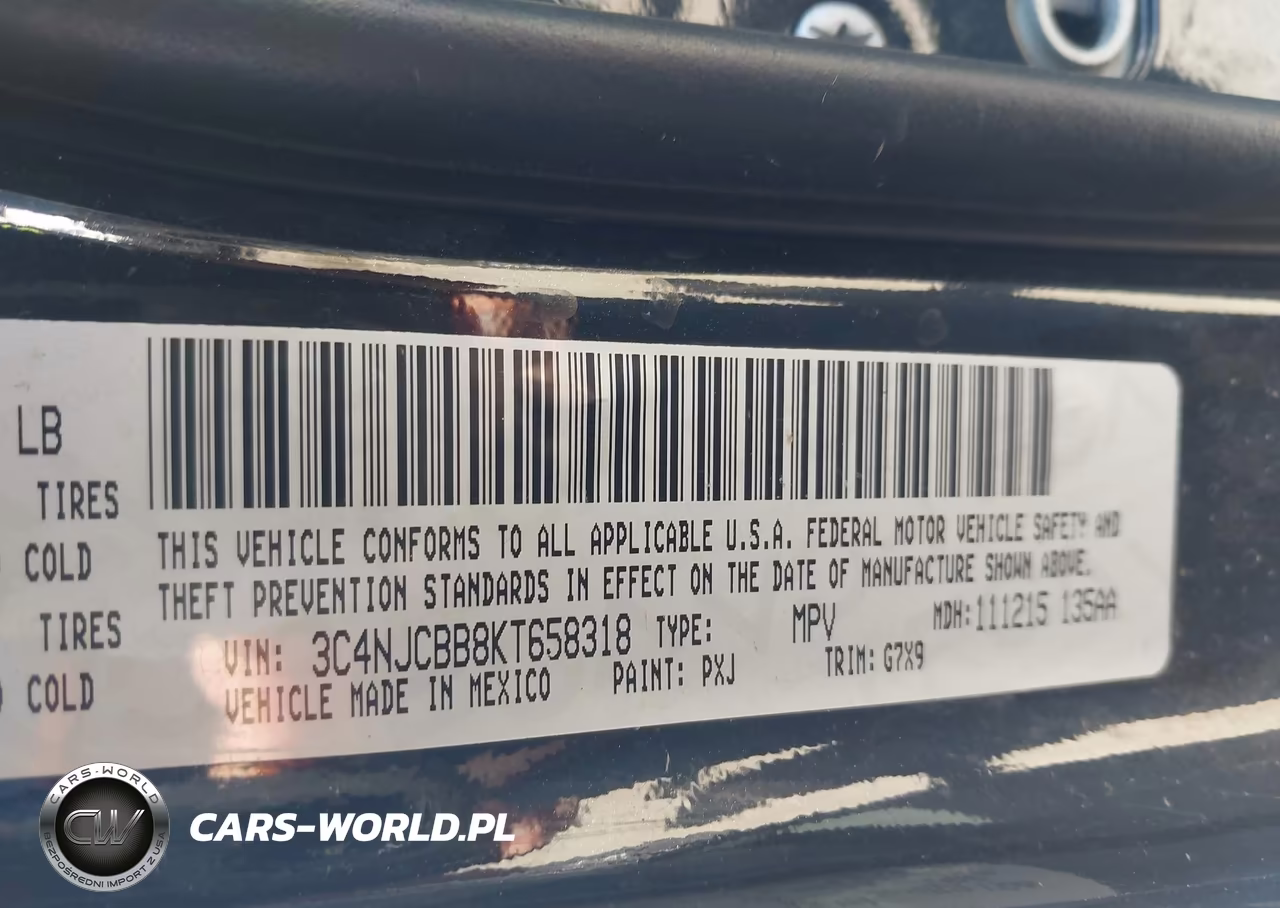 2019 Jeep Compass Latitude Fwd VIN:3C4NJCBB8KT658318 - 9
