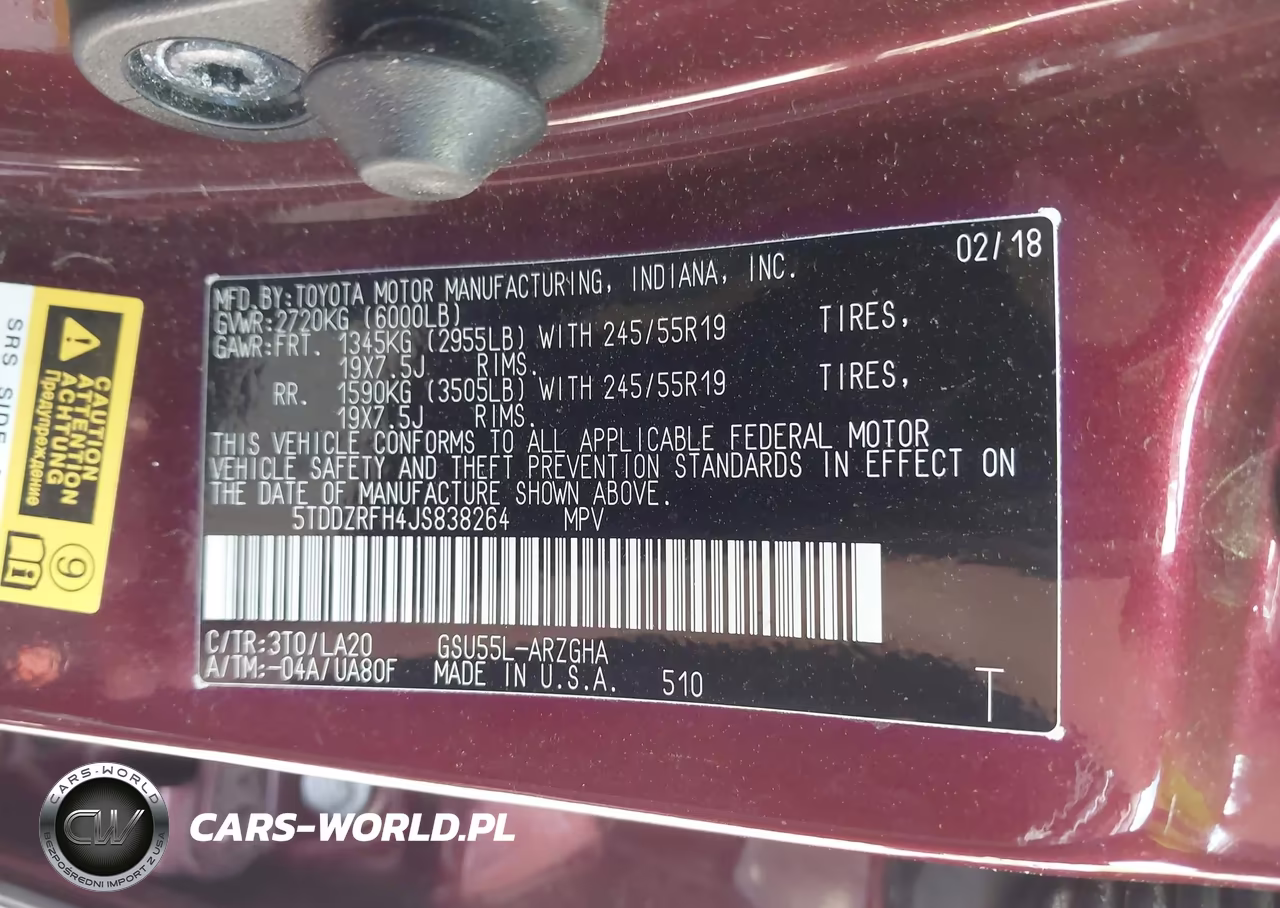 2018 Toyota Highlander Limited VIN:5TDDZRFH4JS838264 - 9
