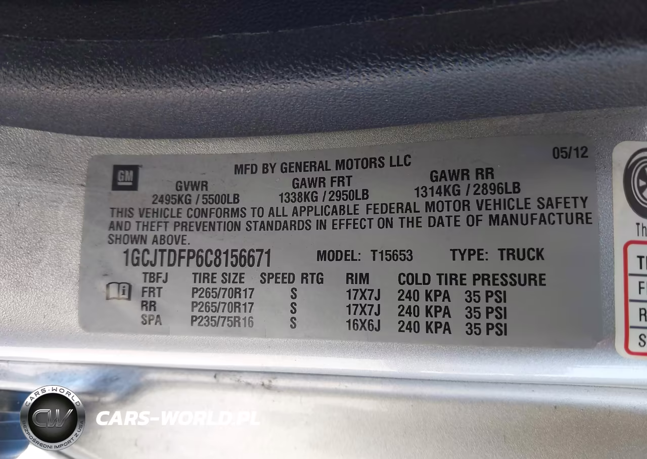 2012 Chevrolet Colorado 2Lt VIN:1GCJTDFP6C8156671 - 9