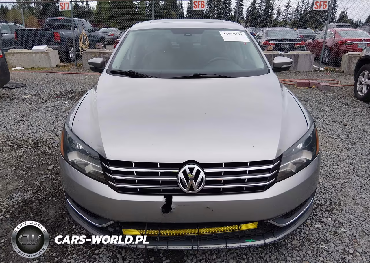 2013 Volkswagen Passat 2.0L Tdi Se VIN:1VWBN7A33DC003505 - 12