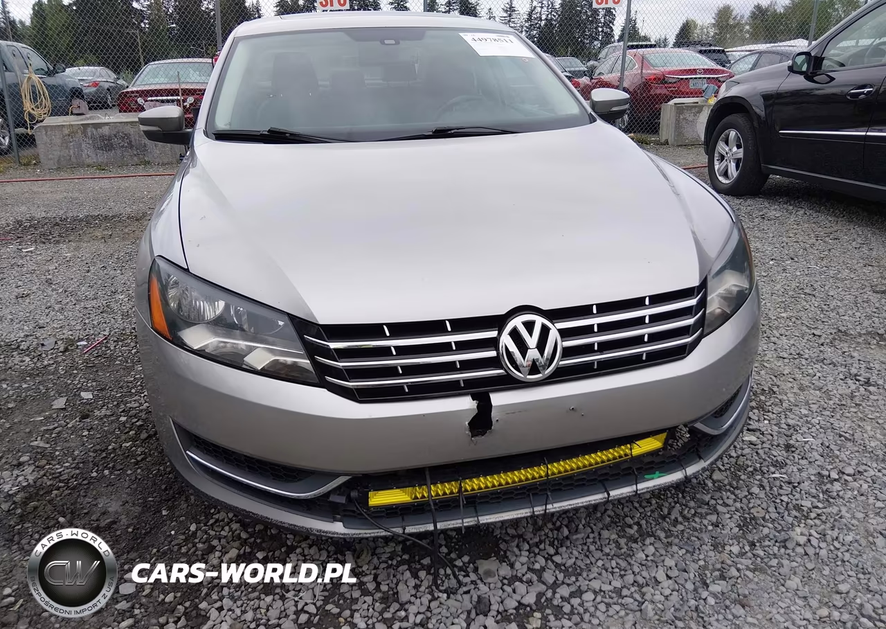 2013 Volkswagen Passat 2.0L Tdi Se VIN:1VWBN7A33DC003505 - 6
