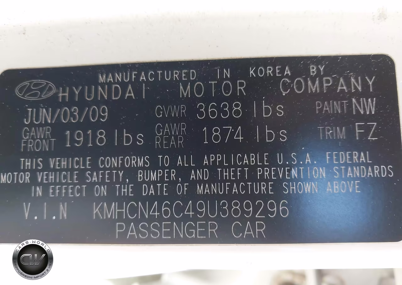 2009 Hyundai Accent Gls VIN:KMHCN46C49U389296 - 9