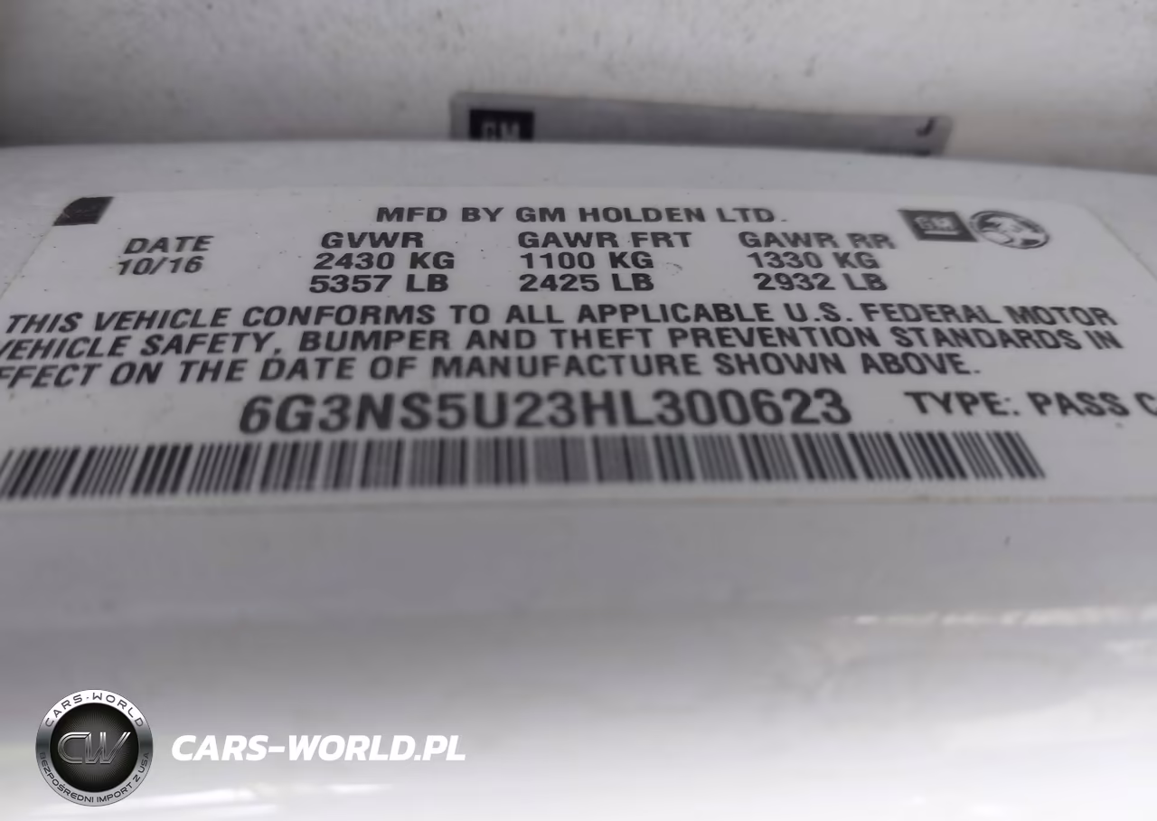 2017 Chevrolet Caprice Police VIN:6G3NS5U23HL300623 - 9