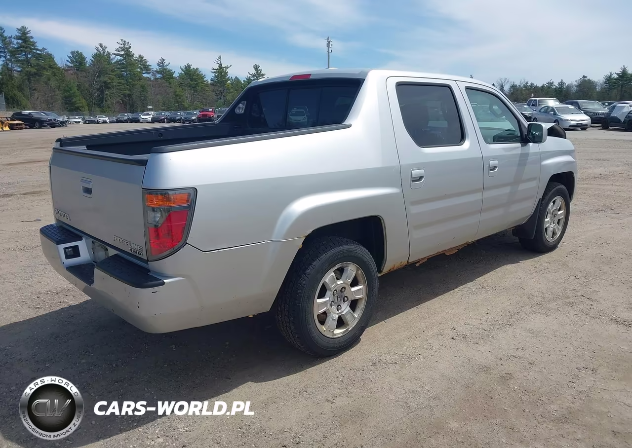 2008 Honda Ridgeline Rtl VIN:2HJYK16598H526877 - 4