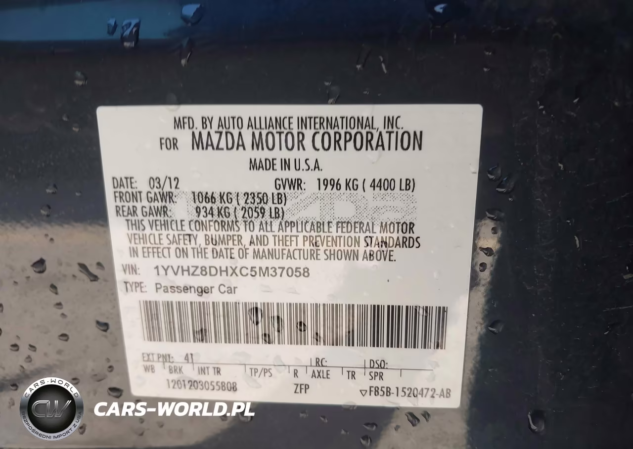 2012 Mazda Mazda6 I Touring VIN:1YVHZ8DHXC5M37058 - 9