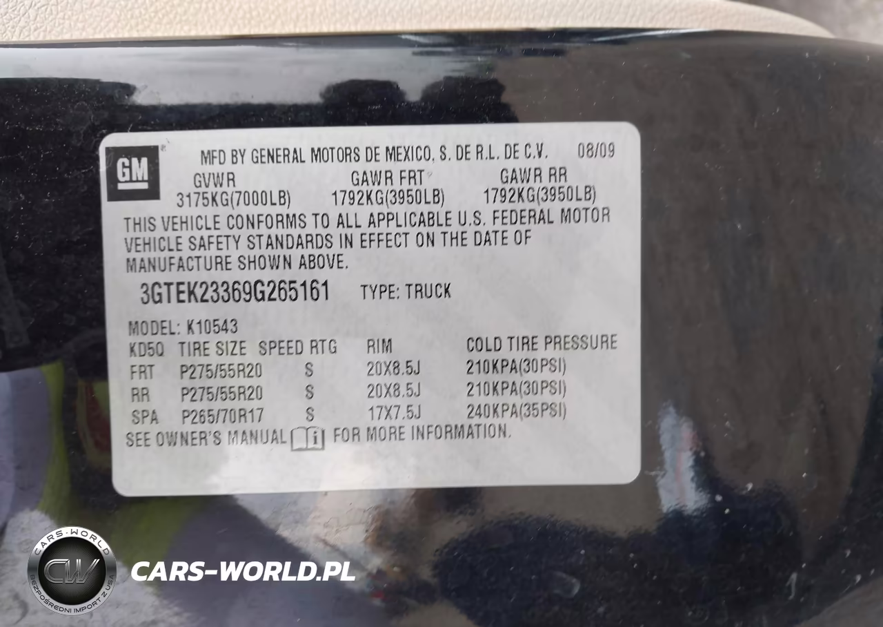2009 GMC Sierra 1500 Sle VIN:3GTEK23369G265161 - 9